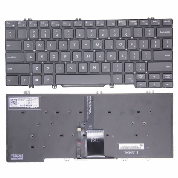 Tastatura Laptop, Dell, Latitude 5200, 2TR2K, 02TR2K, iluminata, layout US