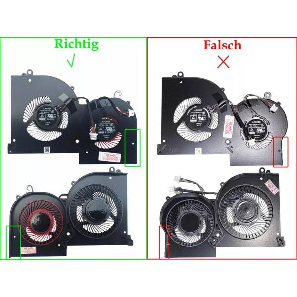 Cooler placa video Laptop Gaming, MSI, P65 Creator 8RF, 8RD, 9RD, MS-16Q2, MS-16Q3, BS5005H5-U3N, 16Q2-GPU-CW, 16Q2-GPU-CCW, 5V, 0.5A, GPU