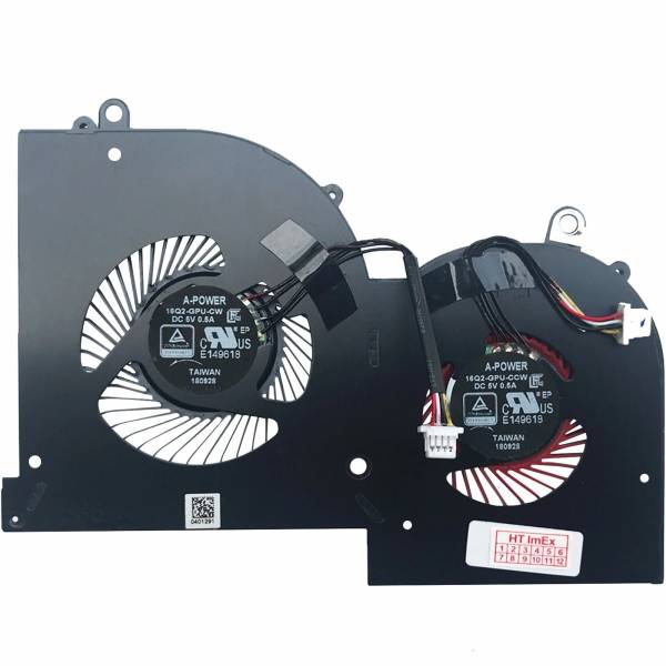 Cooler placa video Laptop Gaming, MSI, P65 Creator 8RF, 8RD, 9RD, MS-16Q2, MS-16Q3, BS5005H5-U3N, 16Q2-GPU-CW, 16Q2-GPU-CCW, 5V, 0.5A, GPU