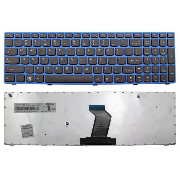 Tastatura Laptop, Lenovo, B580 Type 4377, 4720, rama albastra, layout US