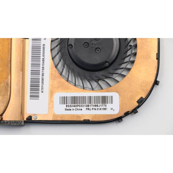 Cooler cu radiator Laptop, Lenovo, Thinkpad 01ER374, 00JT920, 00UR985, AT0YU006TB0, AT0YU006DT0, ND75C02-14M06, EG50040S1-C560-S9A, M-252C-2, UMA, 5V, 0.35A Cooler cu radiator Laptop, Lenovo, Thinkpad 01ER374, 00JT920, 00UR985, AT0YU006TB0, AT0YU006DT0, ND75C02-14M06, EG50040S1-C560-S9A, M-252C-2, UMA, 5V, 0.35A