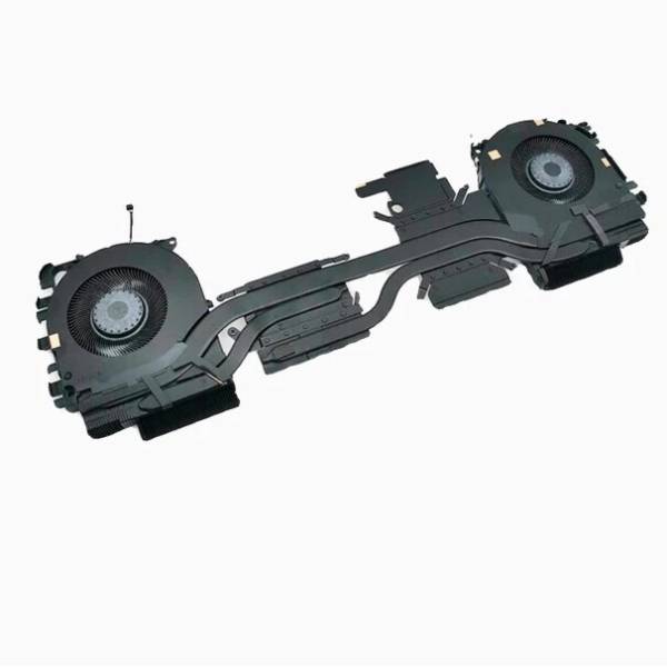 Set coolere cu radiator Laptop, HP, Zbook Fury 15 G8, HSN-C13C-5, M82623-001, AT2YG00BSC0, MG75090V1-1C110-S9A, MG75090V1-1C130-S9A, 5V, 2.25W