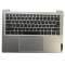 Carcasa superioara cu tastatura palmrest Laptop, Lenovo, Yoga, Slim 6 14IAP8 Type 82WU, 5CB1J75992, argintie, layout US