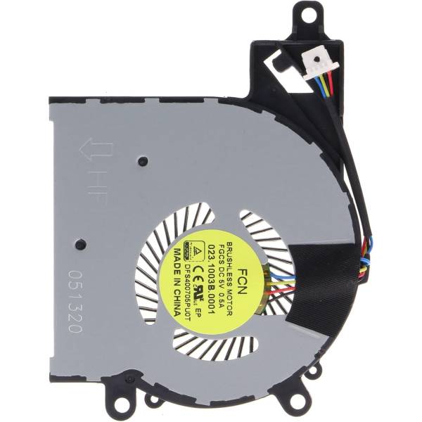 Cooler Laptop, HP, Pavilion X360 13-S, TPN-W113, 809825-001, 023.1003B.0001-FGCS, DFS400705PU0T, NS55C00-14J12, 5V, 0.50A