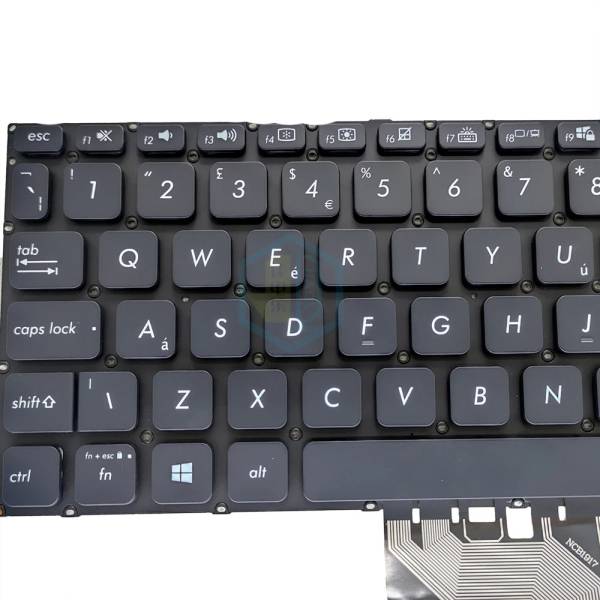 Tastatura Laptop, Asus, VivoBook 14 D409D, D409DA, iluminata, neagra, layout US