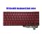 Tastatura Laptop, Asus, ZenBook S UX391F, UX391FA, UX391U, UX391UA, iluminata, rosie, layout US