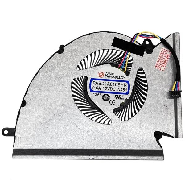 Cooler procesor Laptop, MSI, GP76, GE76, WE76, MS-17K1, MS-17K2, MS-17K3, PABD1A010SHR-N451, 12V, 0.6A, CPU