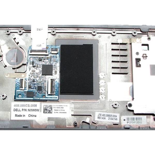 Carcasa superioara palmrest Laptop, Dell, Precision 3560, 0NXW0W, NXW0W, 46M.0M6CS.0008. 460.0M60P.0004, gri