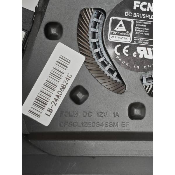 Cooler procesor Laptop Gaming, Asus, ROG Zephyrus Duo 16 GX650P, GX650PI, GX650PV, GX650PY, GX650PZ, 13NR0BI0P04011, DFSCL12E06486M-FQLW, 6033B0121001, 12V, 1A, CPU