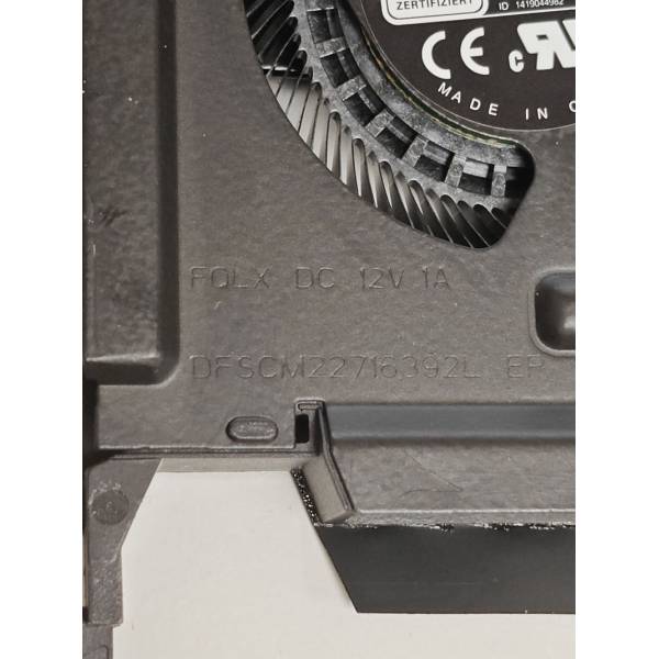 Cooler placa video Laptop Gaming, Asus, ROG Zephyrus Duo 16 GX650P, GX650PI, GX650PV, GX650PY, GX650PZ, 13NR0BI0P05011, DFSCM22716392L-FQLX, 6033B0120901, 12V, 1A, GPU