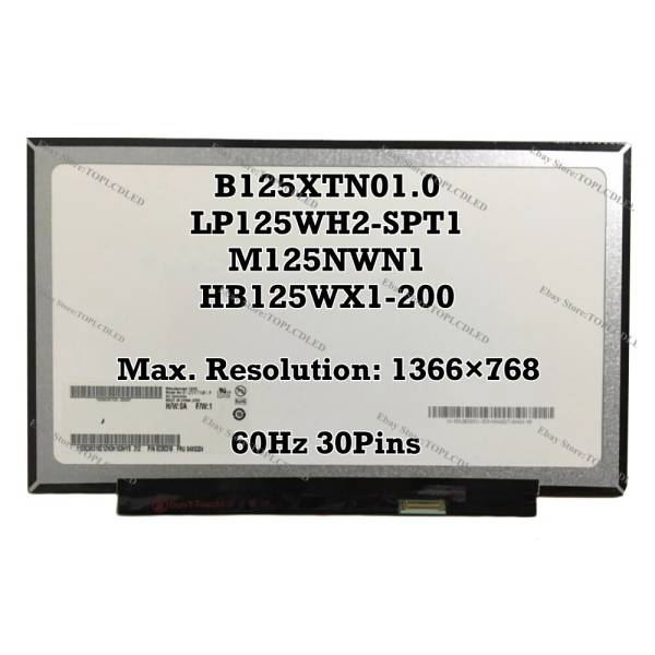 Display Laptop, Lenovo, ThinkPad X230s Type 20A3, 20AG, 20AH, 04X0324, 12.5 inch, slim, HD, 1366x768, 30 pini