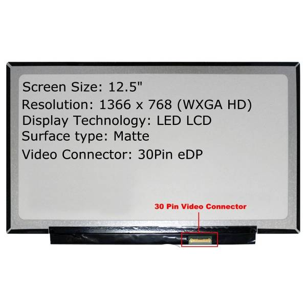 Display Laptop, Lenovo, ThinkPad X230s Type 20A3, 20AG, 20AH, 04X0324, 12.5 inch, slim, HD, 1366x768, 30 pini