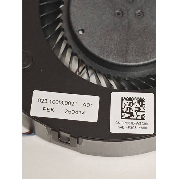 Cooler procesor Laptop Gaming, Dell, G5 5500, G5 5505, P89F, P89F003, PC01D, 0PC01D, PB6512S05MS2, 023.100I3.0021, pentru GTX 1660 si RTX 2060, 5V, 0.45A, CPU