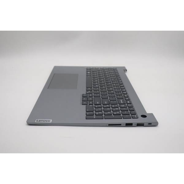 Carcasa superioara cu tastatura palmrest Laptop, Lenovo, ThinkBook 16 G7 ARP Type 21MW, 5CB1M48550, 460.0TE0C.0001, Artic Grey, iluminata, layout US