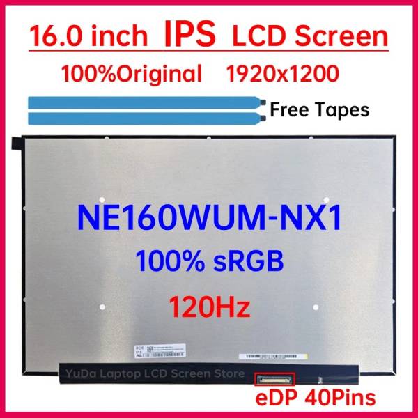 Display compatibil Laptop, Asus, 18010-16060400, 18010-16060400M24, MNG007QX2-2, 16.0 inch, LED, FHD, 1920x1200, 120Hz, 40 pini