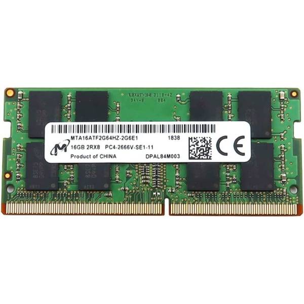 Memorie Laptop Sodimm 16GB DDR4 2Rx8 PC4-2666V non-ECC Unbuffered CL19 MTA16ATF2G64HZ-2G6E1 Micron bulk Memorie Laptop Sodimm 16GB DDR4 2Rx8 PC4-2666V non-ECC Unbuffered CL19 MTA16ATF2G64HZ-2G6E1 Micron bulk