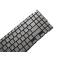 Tastatura Laptop, Asus, ZenBook 15 UX534F, UX534FA, UX534FAC, UX534FT, UX534FTC, iluminata, argintie, layout US