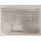 Carcasa superioara palmrest cu tastatura Laptop, Asus, VivoBook 15 F1500E, F1500EA, 90NB0TY2-R35UI0, 90NB0TY2-R35UI1, 13N1-CEA0C21, 13N1-CEA0Z01, 13NB0SR2P15016-3, X515EA-1S, argintie, layout US