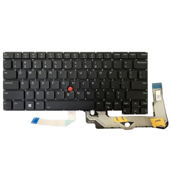 Tastatura Laptop, Lenovo, ThinkPad T14s Gen 4 Type 21F6, 21F7, 21F8, 21F9, iluminata, neagra, layout US
