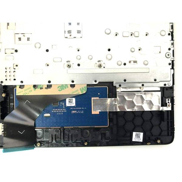 Carcasa superioara cu tastatura palmrest Laptop, HP, 250 G8, 255 G8, 256 G8, L94460-001, L97982-271, L97980-271, L94458-271, AP2H8000E10, AM2H8000100, gri, layout US