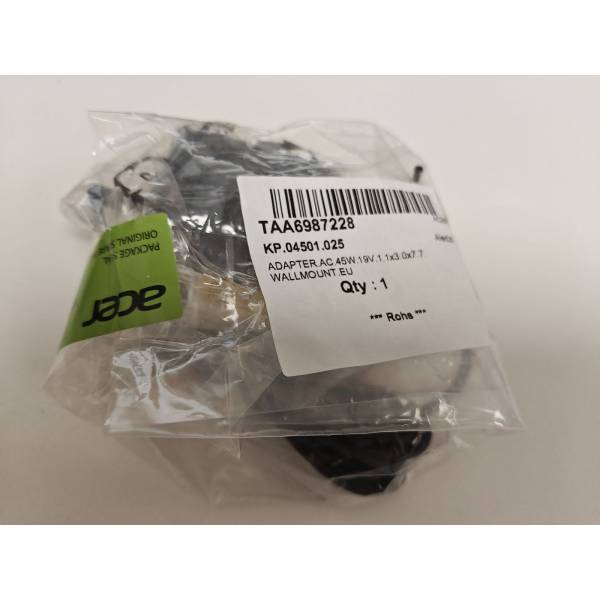 Incarcator Laptop, Acer, Aspire 3 A315-43, A315-44P, KP.04501.025, ADP45-BW Z, 19V, 2.34A, 45W, mufa 3.0x1.1mm