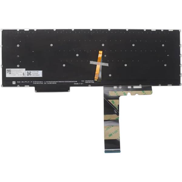 Tastatura Laptop, Lenovo, Legion Pro 5 16IRX9 Type 83DF, iluminata, gri, layout US