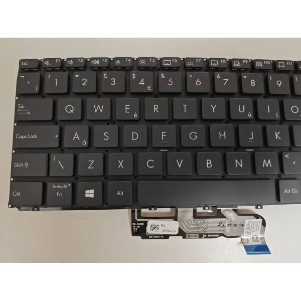 Tastatura Laptop, Asus, ExpertBook B9 B9400B, B9400CBA, B9400CE, B9400CEA, B9400CEAV, iluminata, neagra, layout US