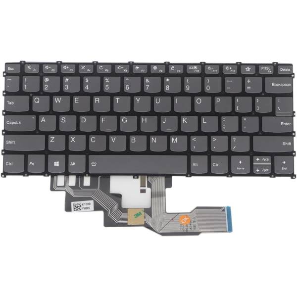 Tastatura Laptop, Lenovo, IdeaPad S540-13ITL Type 82H1, iluminata, gri, layout US
