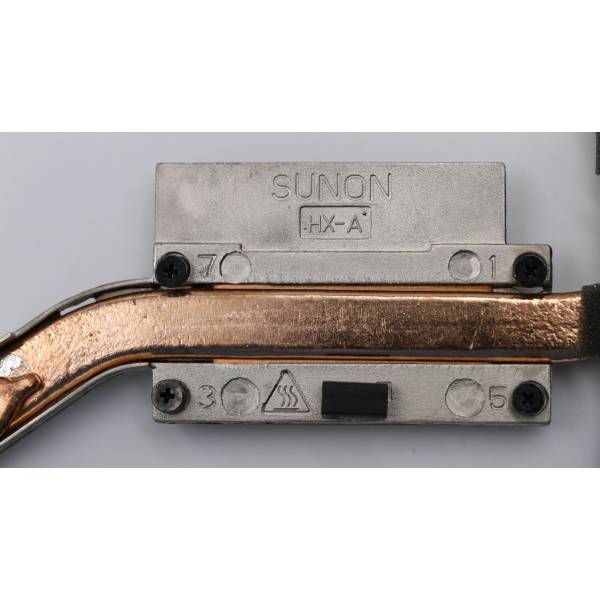 Cooler cu radiator Laptop, Lenovo, ThinkPad P50 Type 20EN, 20EQ, 00NY520, AT0Z6001SS0, WT1, MG7509V1-C010-S9A, MG7509V1-C020-S9A, 5V, 2.25W