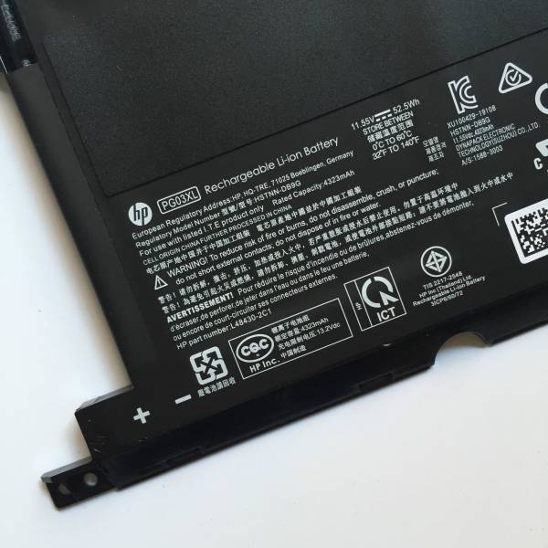 Baterie Laptop, HP, L48430-AC1, L48430-AC2, L48430-2C1, L48430-2B2, L48485-005, L48495-005, PG03XL, 3ICP6/60/72, HSTNN-OB1I, HSTNN-DB9G, PG03052XL, 11,55V, 4323mAh, 52.5Wh