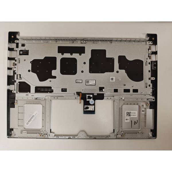 Carcasa superioara cu tastatura palmrest Laptop, Asus, VivoBook Pro 14X N7400P, N7400PA, N7400PC, N7400Q, N7400QC, N7400QE, 90NB0U44-R30US0, 39XJDTAJN00, X7400PC-8S, iluminata, argintie, layout US