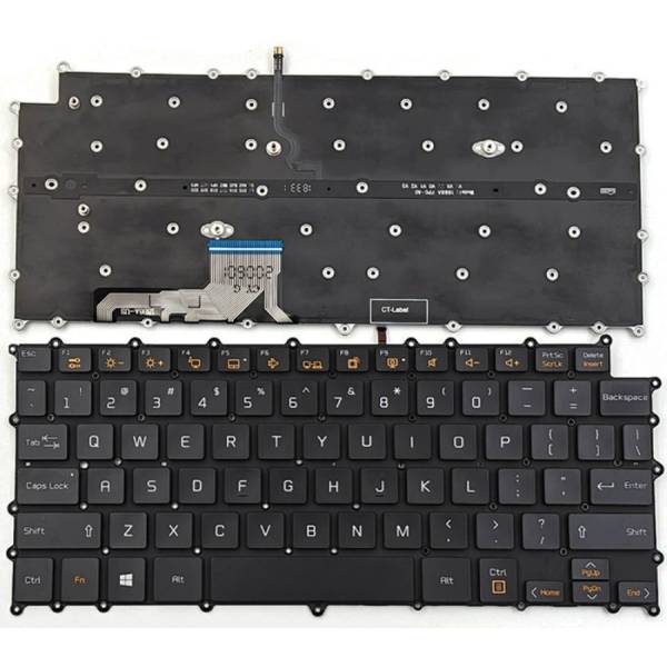 Tastatura Laptop, LG, Gram 14 14Z980, 14Z990, iluminata, neagra, layout US