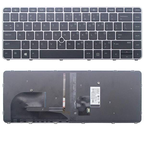 Tastatura Laptop, HP, EliteBook 745 G4, iluminata, layout US