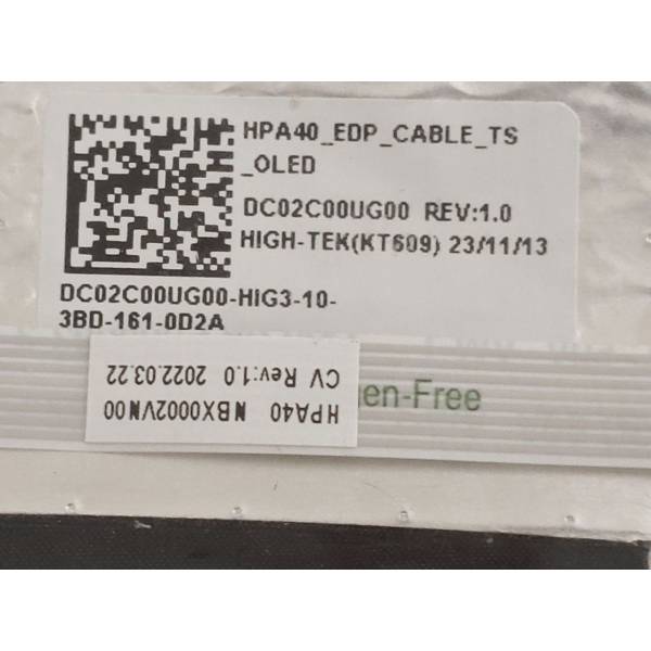 Cablu video LVDS Laptop 2-in-1, HP, Spectre X360 14-EF, TPN-C155, DC02C00UG00, HAP40 EDP Cable TS OLED