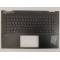 Carcasa superioara cu tastatura palmrest Laptop, HP, Omen 17-CK, 17T-CK, TPN-Q266, N16778-001, N16778-031, N16778-271, N16778-B31, KEQ46G3LTATP00, iluminata, RGB, layout US (RO)