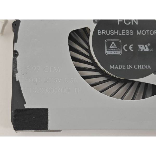 Set coolere Laptop, Dell, Vostro 15 7580, 09R5NK, DFS541105FC0T-FK0F, DFS2000054H0T-FK0D, 5V, 0.5A