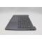 Carcasa superioara cu tastatura palmrest Laptop, Lenovo, IdeaPad Slim 5 14AHP10 Type 83HV, 5CB1Q64059, HQ25202001Z20, iluminata, Luna Grey, layout US