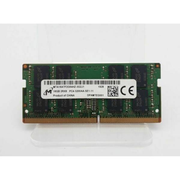 Memorie ram Laptop Micron 16GB, DDR4, 2Rx8, PC4-3200AA, 3200Mhz, MTA16ATF2G64HZ-3G2J1, PC4-25600, CL22, Non-ECC, sodimm, 260 pini