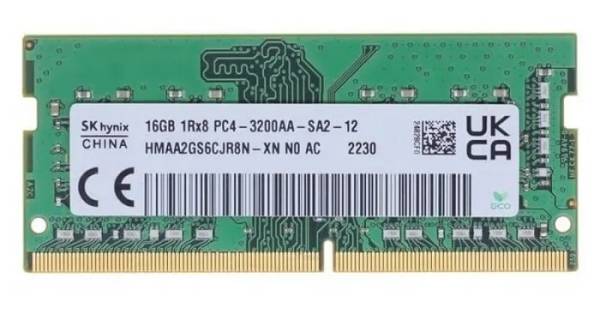 Memorie ram Laptop SK Hynix 16GB, DDR4, 1Rx8, PC4-3200AA, 3200Mhz