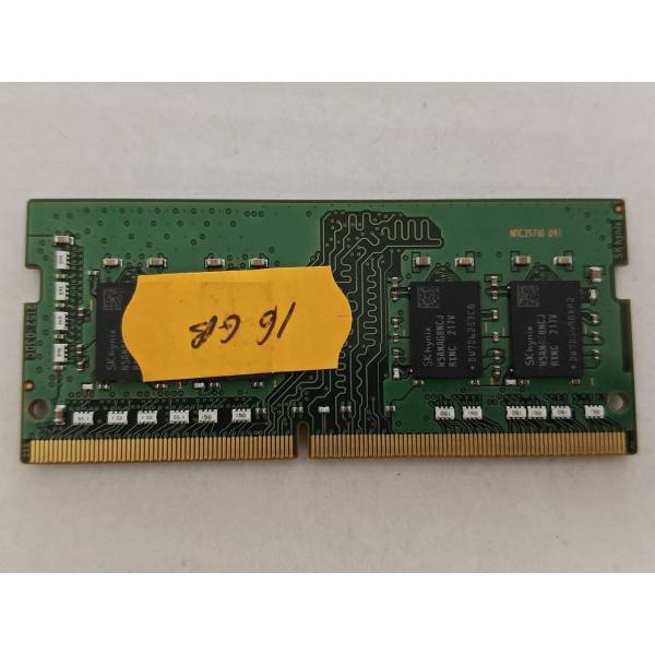 Memorie ram Laptop SK Hynix 16GB, DDR4, 2Rx8, PC4-2666V, 2666Mhz, HMA82GS6DJR8N-VK, PC4-21300, CL19, Non-ECC, sodimm, 260 pini