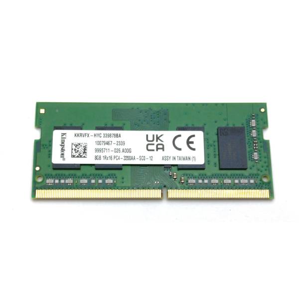 Memorie ram Laptop Kingston 8GB, DDR4, 1Rx16, PC4-3200AA, 3200Mhz, KKRVFX-HYC, PC4-25600, CL22, Non-ECC, sodimm, 260 pini