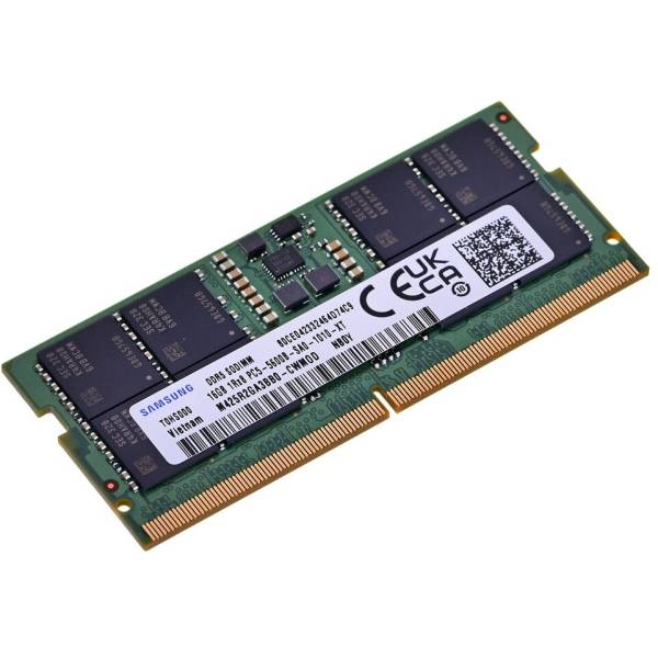 Memorie ram Laptop, Lenovo, FRU SM31J41893, Samsung, 16GB, DDR5, 1Rx8, 5600Mhz, PC5-5600B, M425R2GA3BB0-CWM0D, PC5-44800, CL40, Non-ECC, sodimm, 262 pini