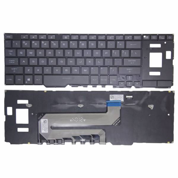 Tastatura Laptop Gaming, Asus, ROG Zephyrus Duo 15 GX551Q, GX551QM, GX551QR, GX551QS, iluminata, RGB, layout US