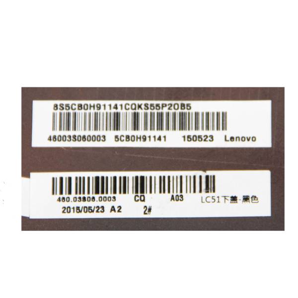 Carcasa inferioara bottom case Laptop, Lenovo, Flex 3-1570 Type 80JM, 5CB0H91141, 460038060003, 460.03806.0003, neagra