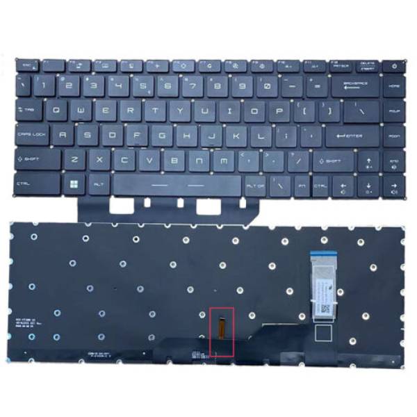 Tastatura Laptop, MSI, Summit E14 A11SCS, A11MT, B11SCT, MS-14C4, MS-14C5, iluminata, layout US Tastatura Laptop, MSI, Summit E14 A11SCS, A11MT, B11SCT, MS-14C4, MS-14C5, iluminata, layout US