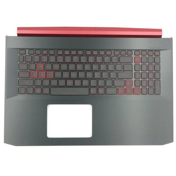 Carcasa superioara cu tastatura palmrest Laptop, Acer, Nitro 5 AN517-52, 6B.Q84N2.033,  NH.Q82AA.001, cu iluminare, pentru GTX 1650, layout US