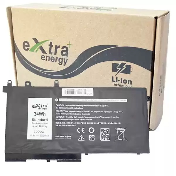 Baterie compatibila Laptop, Dell, Latitude E5591, 3DDDG, 11.4V 3000mAh 34Wh