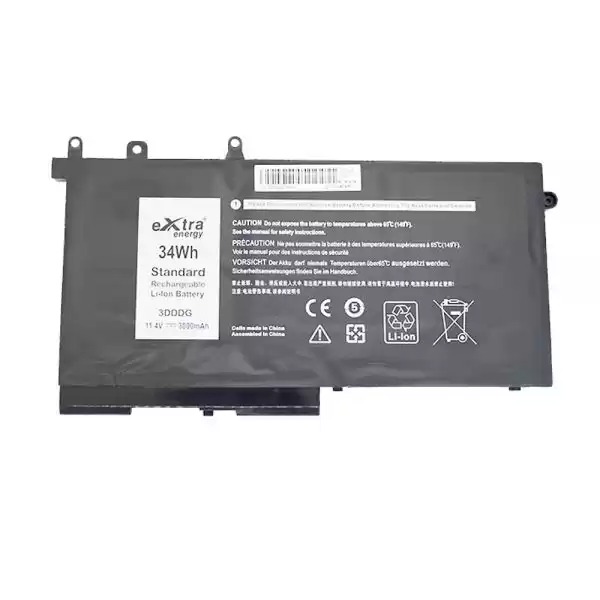 Baterie compatibila Laptop, Dell, Latitude E5591, 3DDDG, 11.4V 3000mAh 34Wh Baterie compatibila Laptop, Dell, Latitude E5591, 3DDDG, 11.4V 3000mAh 34Wh