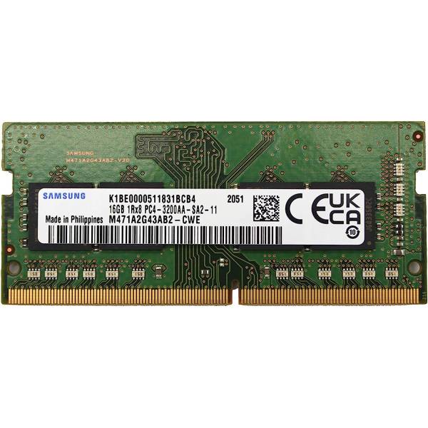 Memorie Laptop Sodimm, Samsung, 16GB DDR4, 2Rx8, PC4-3200AA, non-ECC, Unbuffered, CL22, M471A2G43AB2-CWE