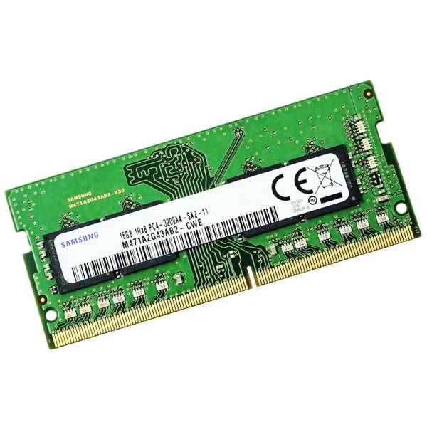 Memorie Laptop Sodimm, Samsung, 16GB DDR4, 2Rx8, PC4-3200AA, non-ECC, Unbuffered, CL22, M471A2G43AB2-CWE